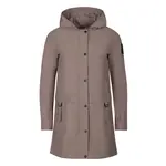 Dámský kabát s ptx membránou nax aresa šedá s