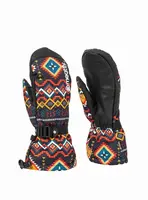 Dámské rukavice meatfly manson černá/červená/žlutá l