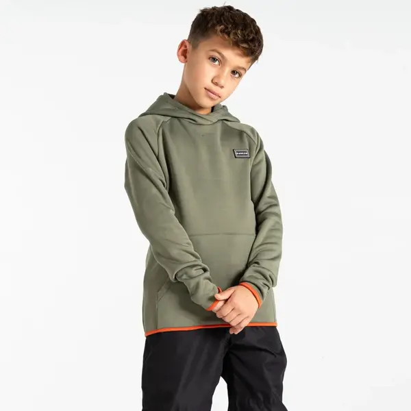 Dětská fleecová mikina dare2b traverse zelená 122-128