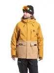 Meatfly pánská SNB & SKI bunda Vertigo Wood / Tan | Hnědá | Velikost XL