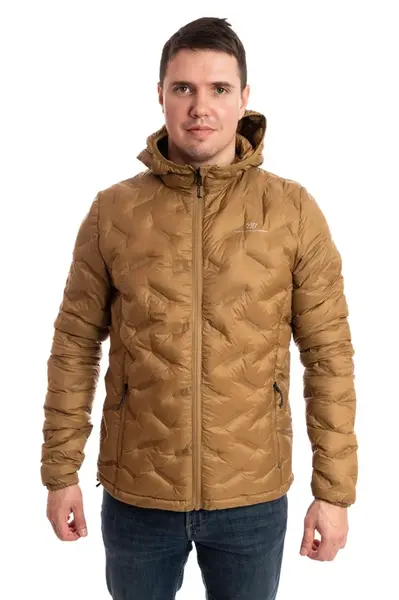 Pánská péřová bunda 2117 isabo bronzová s