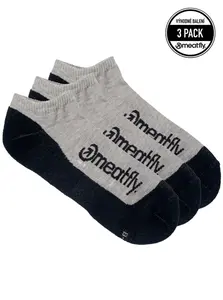 Unisex ponožky meatfly boot triple šedá m
