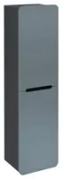 Sapho Kerala - Vysoká skrinka 143x38x32 cm, 2 dvierka L/P, siena/antracit KR350-4234