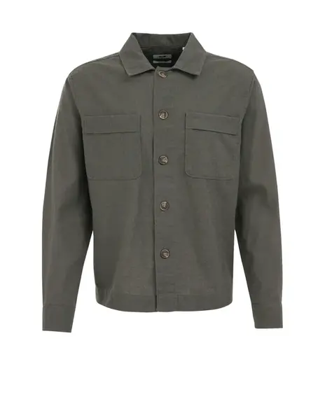 WE Fashion Prechodná bunda  tmavozelená