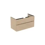 Ideal Standard Finesse - Umývadlová skrinka 100x51x55 cm, 2 zásuvky, biely dub E3446US