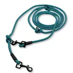 PafDog® Přepínací nastavitelné vodítko 8mm, tyrkysovo-černé extra pevné PAF-485