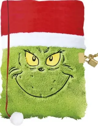 Chlupatý zápisník Grinch