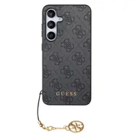 Zadní kryt Guess 4G Charms pro Samsung Galaxy S24, šedá