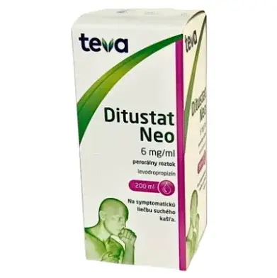 DITUSTAT NEO 6 mg/ml perorálny roztok 200 ml