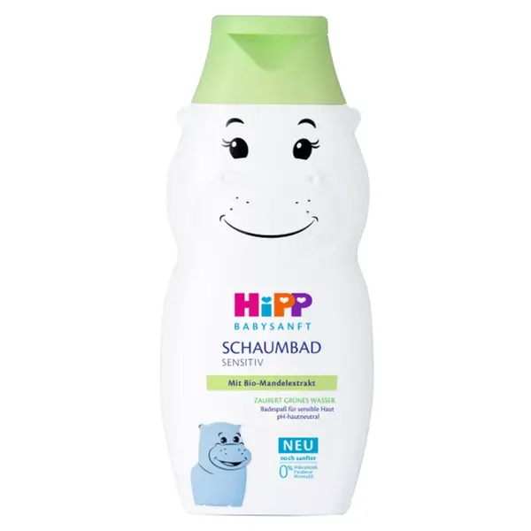 HiPP Babysanft detský kúpeľ hroch 300 ml