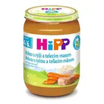 HIPP Mrkva s ryžou a teľacím mäsom BIO 190 g