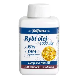 MEDPHARMA Rybí olej 1000 mg +EPA+DHA 107 tobolek
