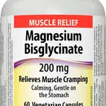 WEBBER NATURALS Hořčík bisglycinát 200 mg 60 kapslí
