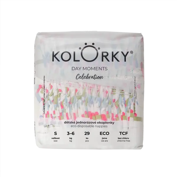 KOLORKY DAY MOMENTS Oslava vel. S (3-6 kg) 29 ks