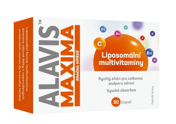 ALAVIS MAXIMA Lipozomální multivitamín 30 kapslí