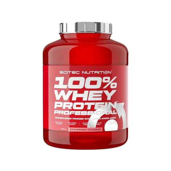 SCITEC NUTRITION 100% Whey Protein Professional jahoda 2350 g