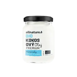 ALLNATURE Kokosový olej panenský BIO 500 ml