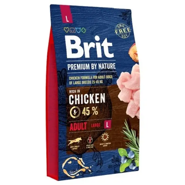 Brit Premium by Nature Adult L 8 kg | Granule pro psy