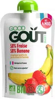 GOOD GOÛT BIO Jahoda s banánem 120 g