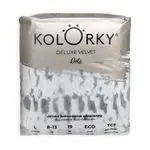 KOLORKY DELUXE VELVET Puntíky vel. L (8-13 kg) 19 ks