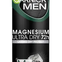 GARNIER Men Magnesium Ultra Dry 72H pánský antiperspirant sprej 150 ml