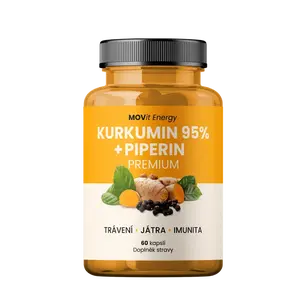 MOVIT ENERGY Kurkumin Extrakt 95 % + Piperin 60 kapslí