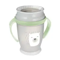 LOVI Hrneček 360° se svítícími úchyty BUDDY BEAR 9m+ 250 ml