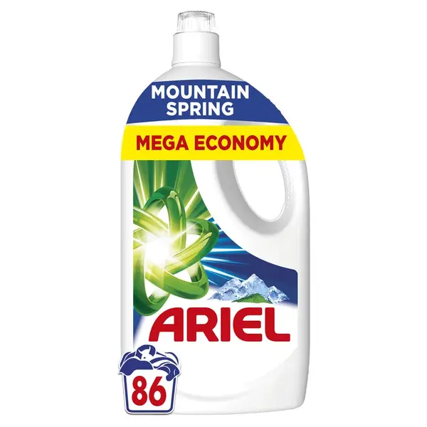 ARIEL Tekutý prací prostředek, Mountain Spring, 86 dávek 3.87 l
