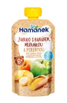 HAMÁNEK kapsička Jablko s banánem, meruňkou a polentou 100 g