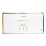 VENIRA PREMIUM kolagenový drink pro vlasy, nehty a pleť, mix 3 příchutí (meruňka, jablko, jahoda), 30 sáčků
