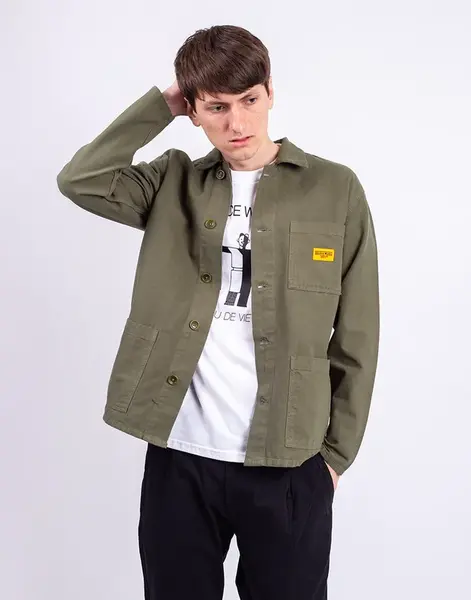Service Works Canvas Chore Shirt OLIVE S