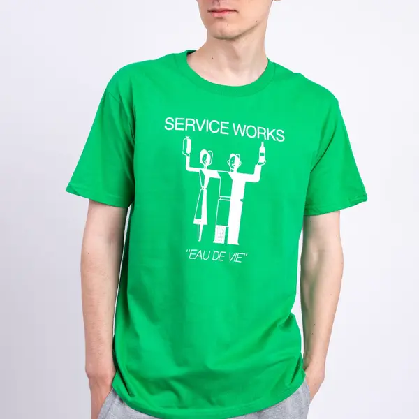 Tričko Service Works Eau De Vie Tee FOREST