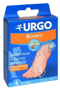 URGO Blisters Na puchýře hydrokoloidní náplast 6 ks