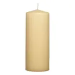 Válcová svíčka šampaňská, 15 cm