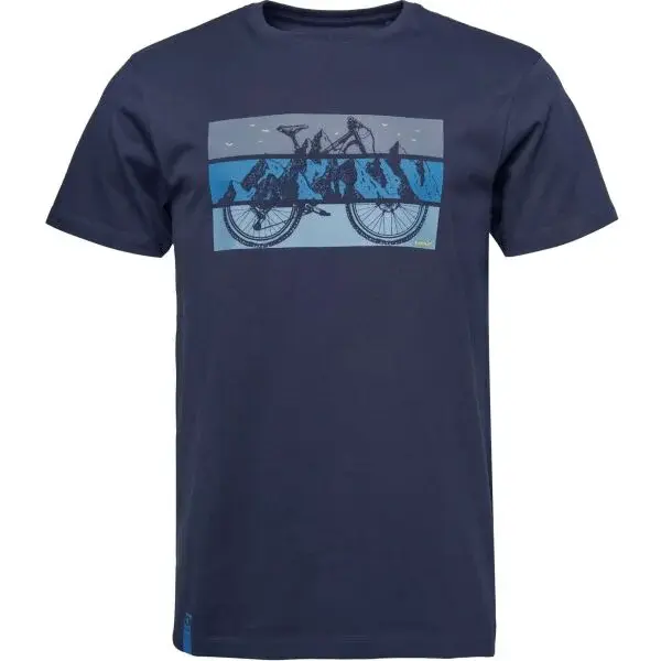 LOAP BRUM Pánské tričko, tmavě modrá, velikost