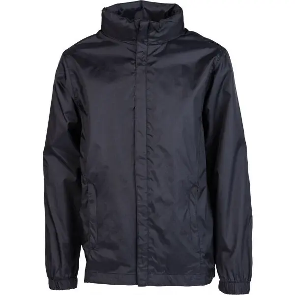 Kensis WINDY JR Chlapecká šusťáková bunda, černá, velikost 116-122