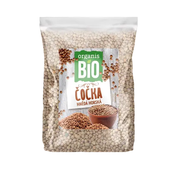 ORGANIS Šošovica hnedá horská BIO 500 g