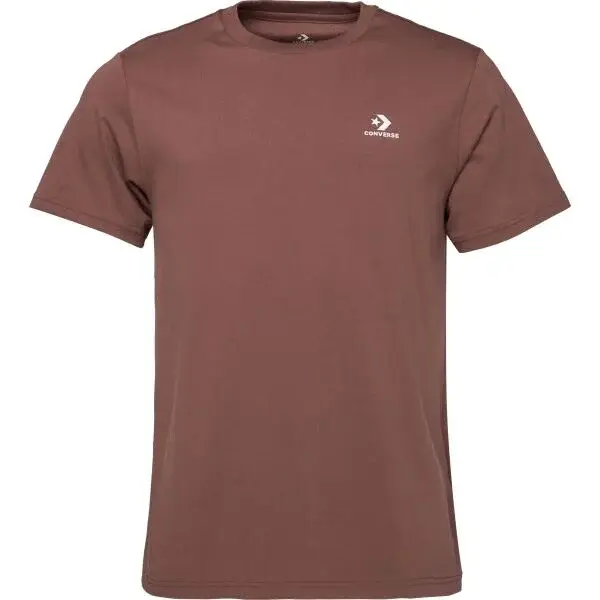 Converse STAR CHEV Pánské tričko, vínová, velikost