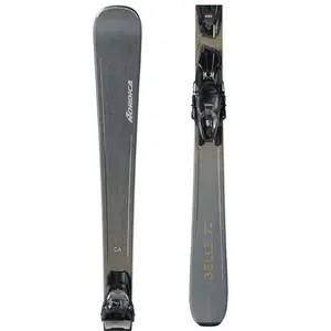 Nordica BELLE 72 CA + FDT TP2 COMPACT 10 GW Dámské sjezdové lyže, tmavě šedá, velikost