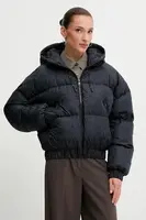 Péřová bunda MSGM černá barva, zimní, 3941MDH17.257622