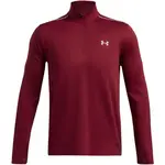 Under Armour VANISH CW 1/4 ZIP Pánská mikina, červená, velikost
