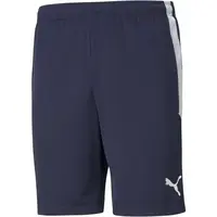 Puma TEAM LIGA TRAINING SHORTS Pánské fotbalové kraťasy, tmavě modrá, velikost