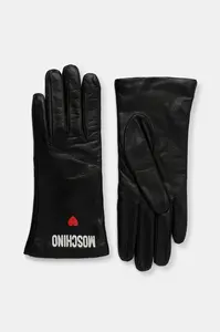 Kožené rukavice Moschino