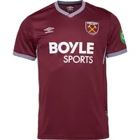 Umbro WEST HAM HOME SS SHIRT Pánský fotbalový dres, vínová, velikost