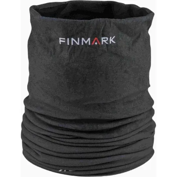 Finmark MULTIFUNCTIONAL SCARF WITH FLEECE Multifunkční šátek, černá, velikost