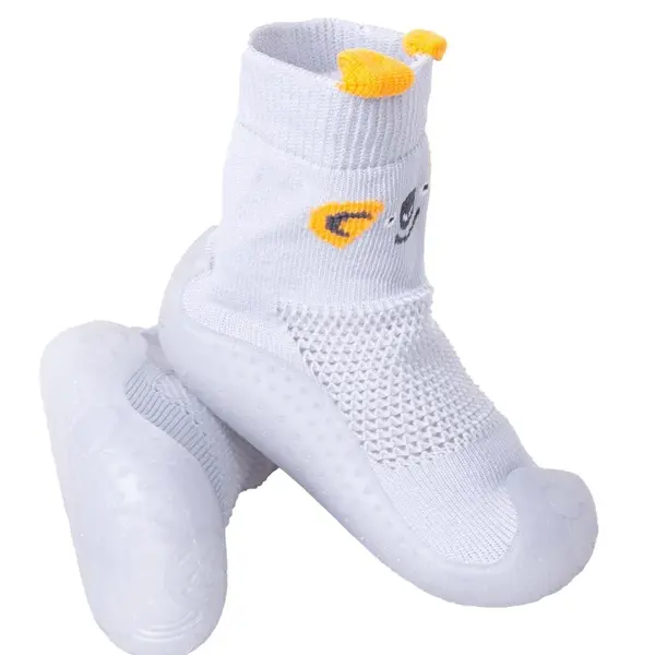 Dětské ponožky Yoclub YC_Boys'_Anti-skid_Socks_With_Rubber_Sole_OBO-0172C-2800_Grey