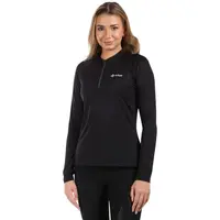 KILPI GIMI Dámské funkční tričko s dlouhým rukávem, černá, velikost