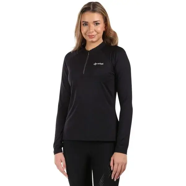 KILPI GIMI Dámské funkční tričko s dlouhým rukávem, černá, velikost