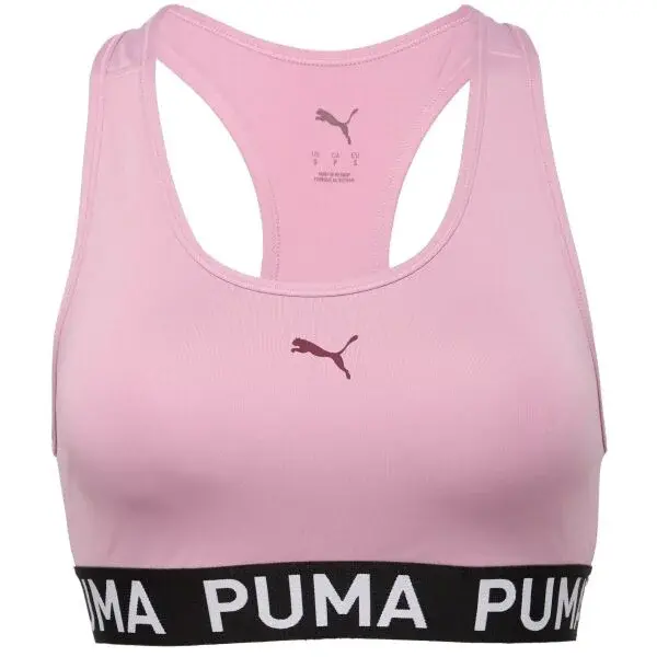 Puma 4KEEPS ELASTIC BRA Dámská sportovní podprsenka, růžová, velikost