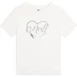 O'Neill ESSENTIALS Dívčí tričko, bílá, velikost